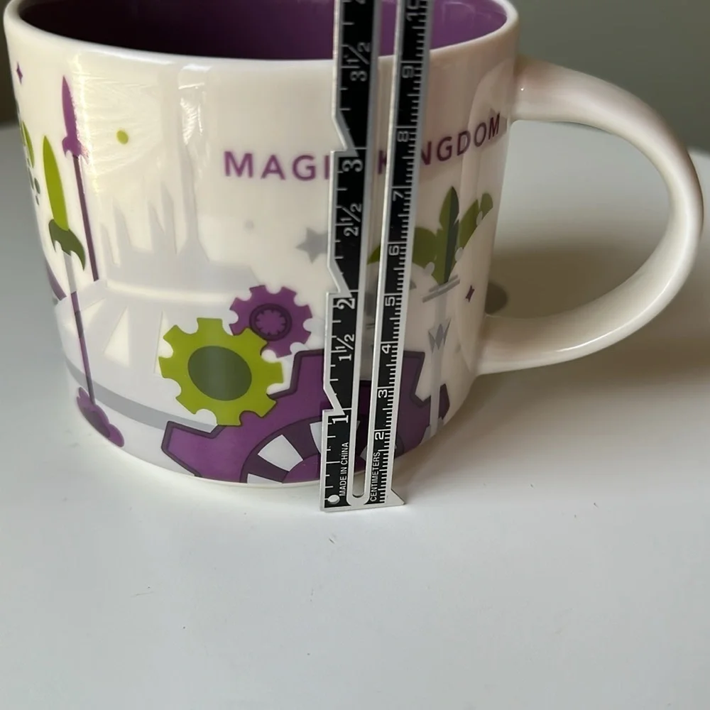Starbucks X Disney Coffee Mug Magic Kingdom at Walt Disney World 14oz New No Box
